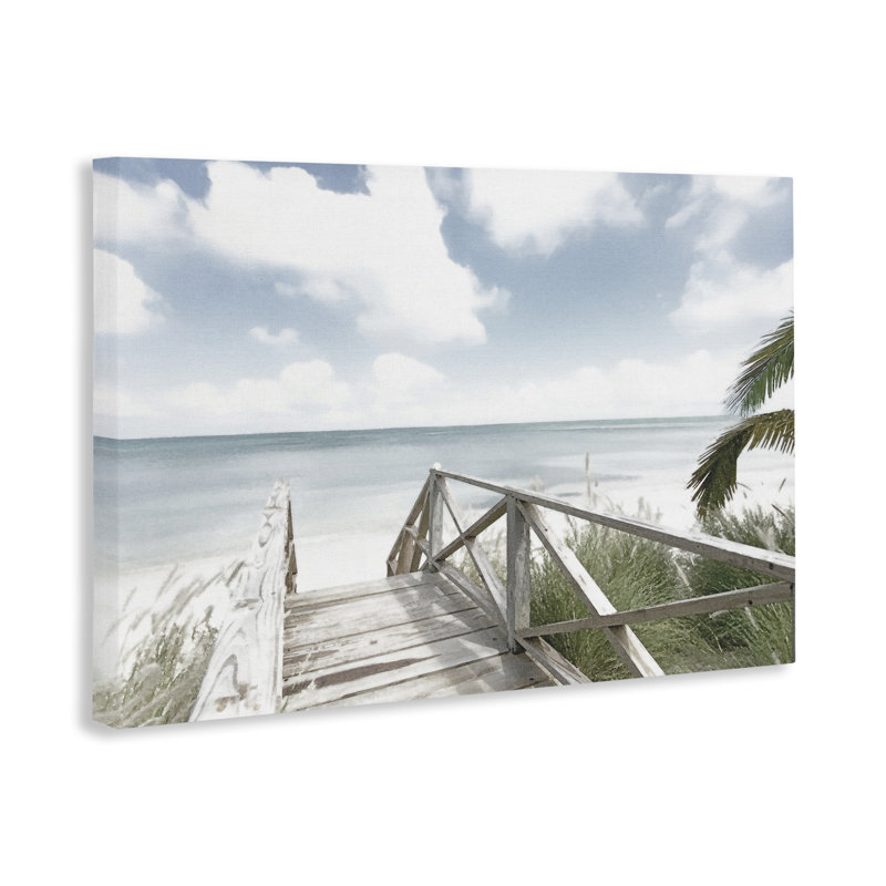 Toile «Far Horizon Beach Coast», conception par Noah Bay, H 16 po x l 24 po