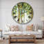 Green Forest Study - Horloge murale traditionnelle-36845639