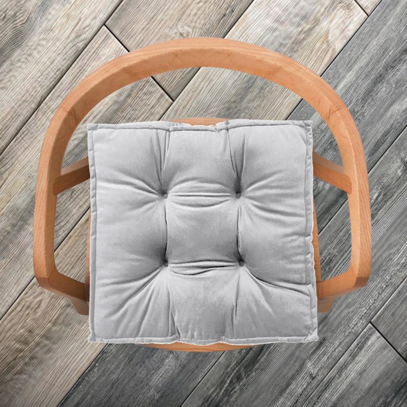 Bystrc Seat Cushion, Silver