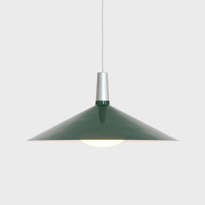 Bower Single Light Steel Aluminium Dimmable Pendant