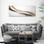 Brown Wave - Wrapped Canvas Print