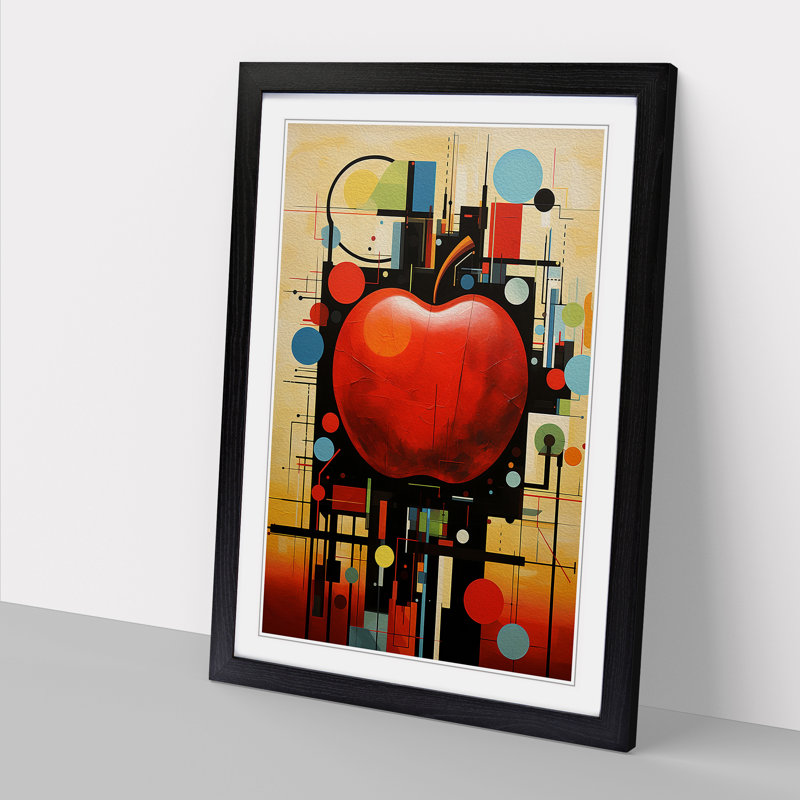 Single Picture Frame Print on Wood, Black Framed, 64cm H x 46cm W