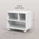 Bonnibelle 36cm H x 40cm W Printer Stand with Wheels