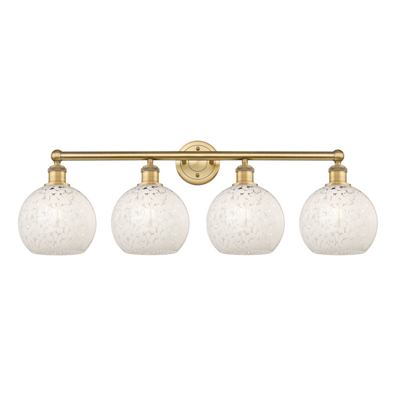 Biancia 4 - Light Dimmable Vanity Light, Brushed Brass