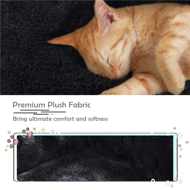 Color 59cm H Cat Tree, Black