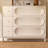 Modern Beige Solid Manufactured Wood Accent Cabinet-922422765