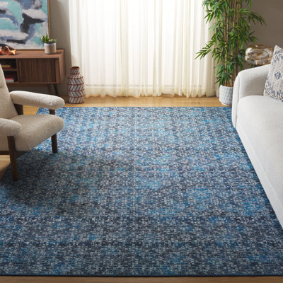 Tapis géométrique lavable à la machine Tucson