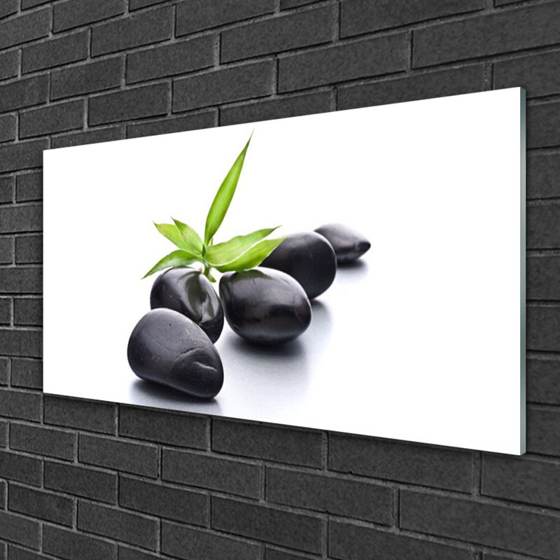 Stones - No Frame Print on Glass