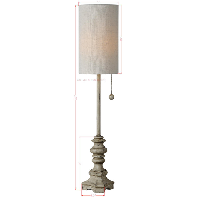 Lampe de commode 29 po Wessel
