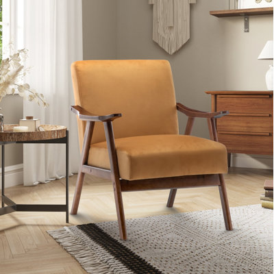 Gabar 75Cm Wide Classic Mid-Century Modern Armchair
