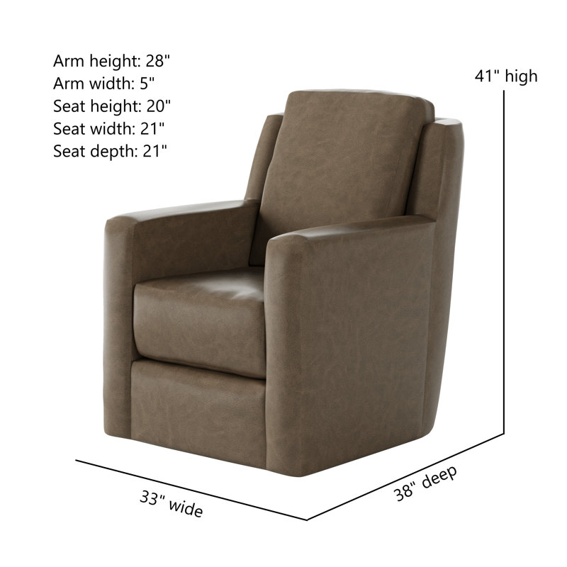 Fauteuil pivotant Icon, Passion taupe