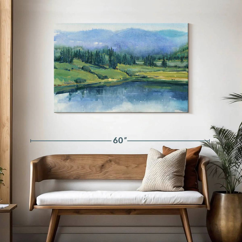 Alvord Mountain Lake II, 30" H x 45" W