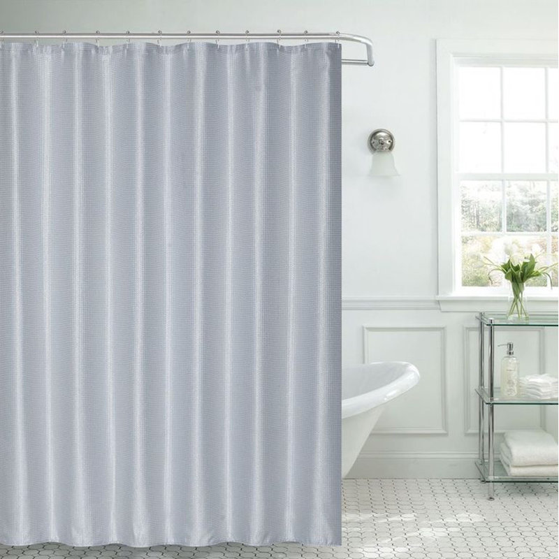 Alexandrer Shower Curtain, Silver