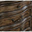 Table de chevet pour meubles de chambre à coucher en chêne brun - Élégante apparence 3 po