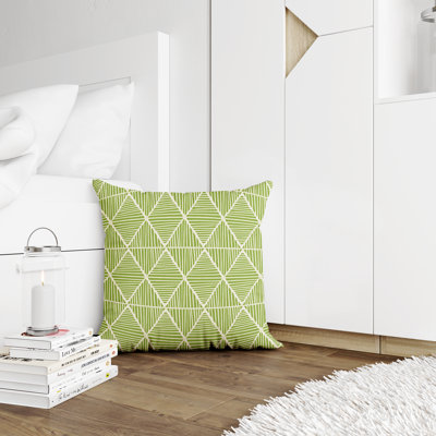 Polyester Throw Square Indoor/Outdoor Pillow Cover & Insert