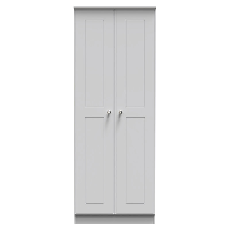 Conners 2 Door Wardrobe, Grey Matt