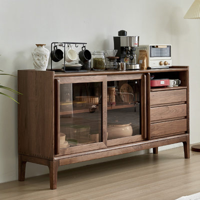 Modern minimalist sideboard with storage function