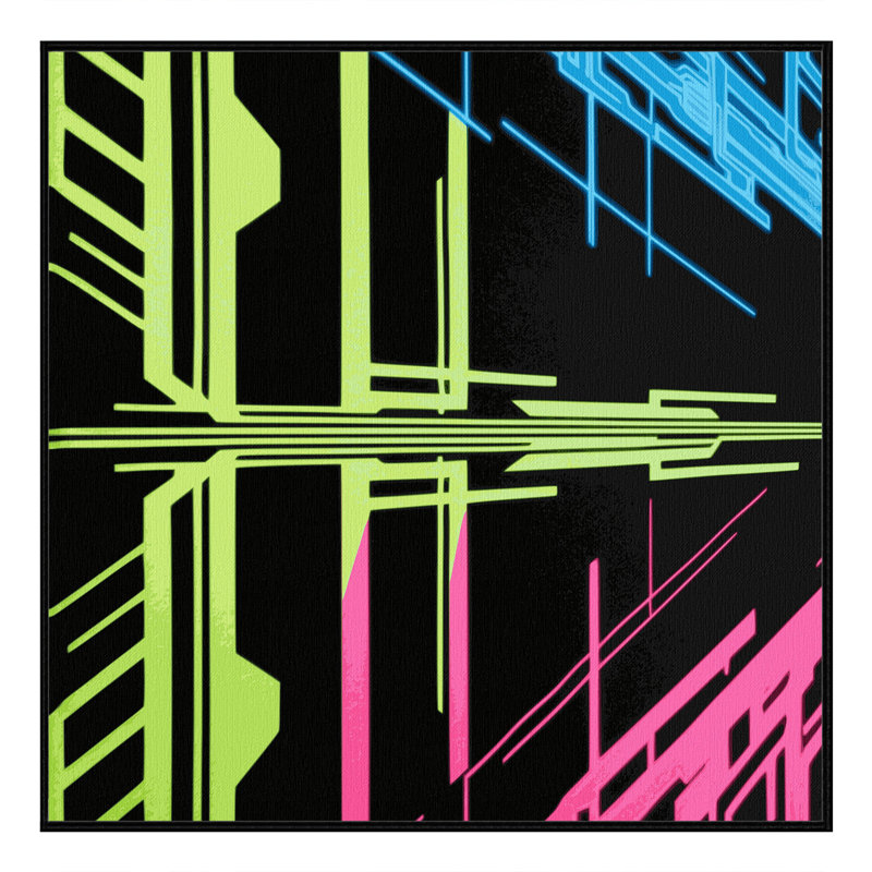Matrix Glow Rug, Square 5'