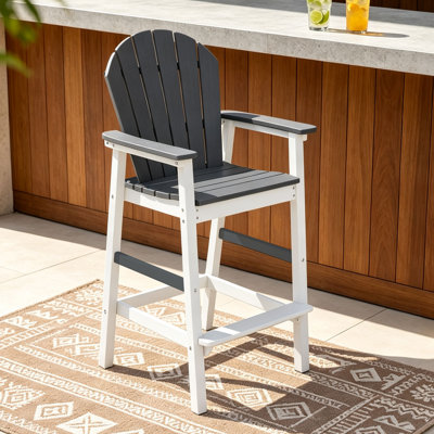 Tabouret de bar en PEHD Adirondack