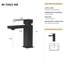 Robinet de salle de bains monotrou avec ensemble de drainage-115744972