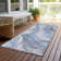 Machine Washable Indoor/Outdoor Cinead ACN1681 Denim Rug