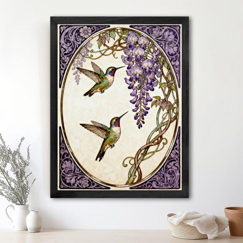 Encadré noir, beaux oiseaux, observateurs d'oiseaux, art mural, impressions rétro, H 11 po x l 9 po