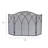 Londrea 3 Panel Steel Fireplace Screen