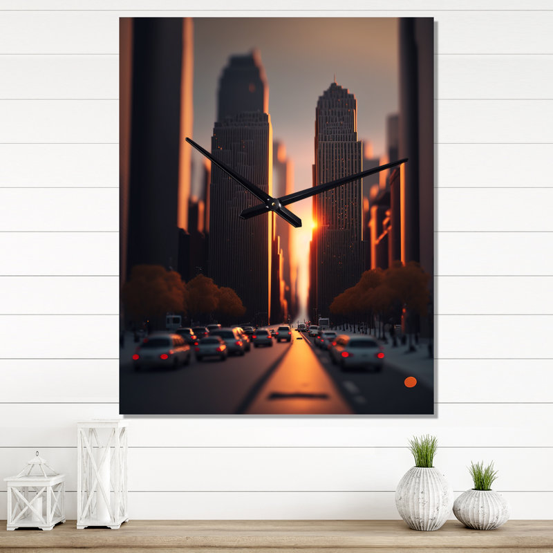 Horloge murale Jeanise - City New York, Moyen