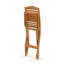 Tabouret de bar en teck Ellie-Maye