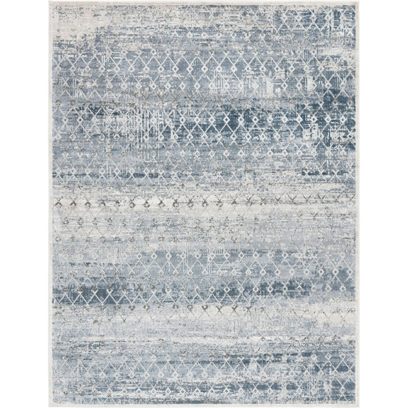 Geometric Indoor Rug, Rectangle 9' x 12'2"