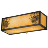 Rustic Lodge 2 - Light Flush Mounted Sconce