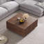 Table basse carrée 33,25 po à 4 tiroirs-132157397