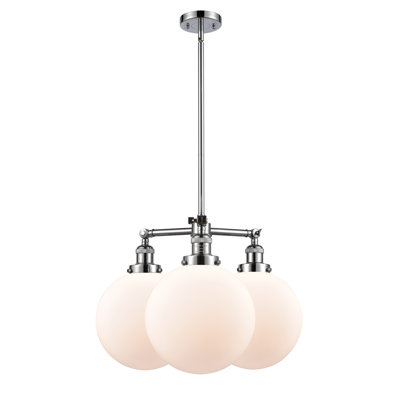 Antsje 3 - Light Dimmable Globe Chandelier