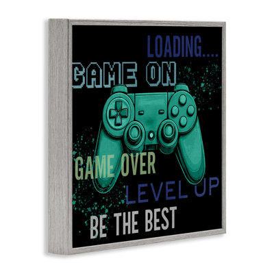 Giclée encadrée par Game On Level Up, conception de Kim Allen