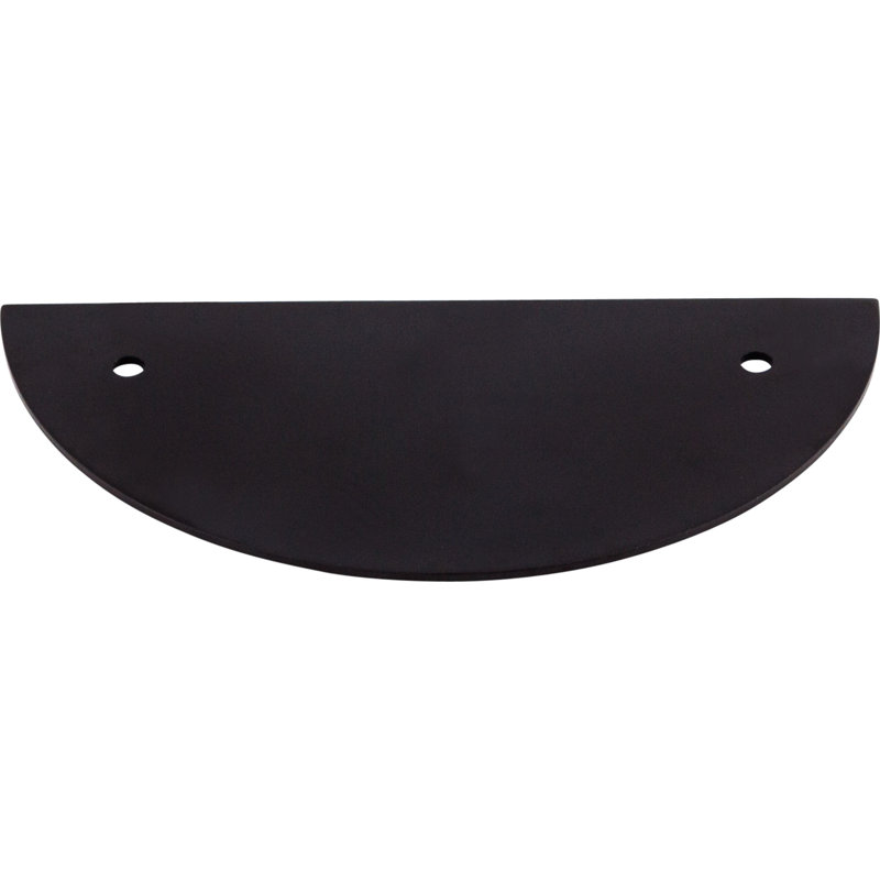 Half Circle  Backplate, Black