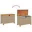 Garden Storage Box 80X40x48 Cm Poly Rattan Acacia Wood-613006114