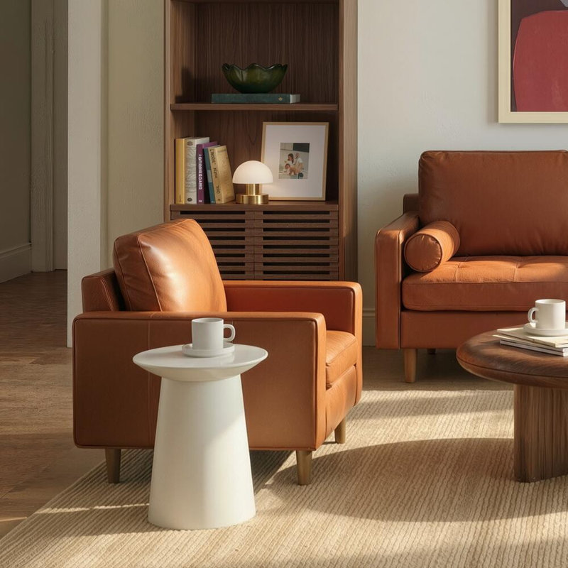 Gladys Iron Top End Table