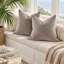Ensemble de 2 coussins en velours Cobblestone-112716455-112716456