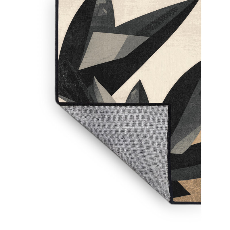 Tapis gris délavé à la machine Ortencia Agave, 8 x 10