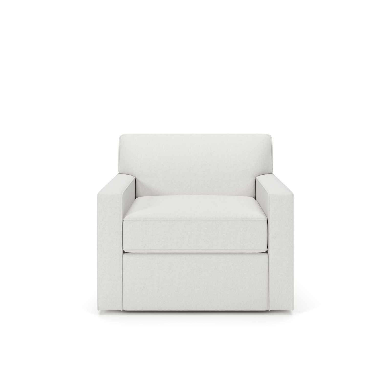 Francesca Upholstered Swivel Chair,  Macarena Beige Basketweave