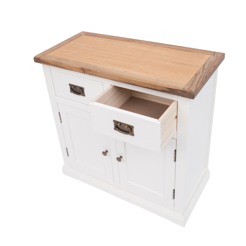 Doty 84cm Sideboard, Off White/Natural
