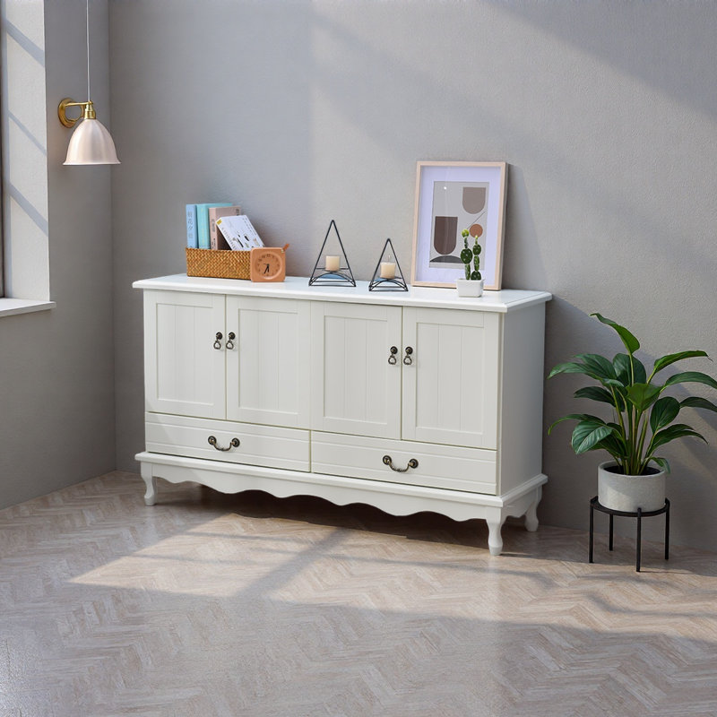 Armoire de rangement multifonctionnelle à grande capacité, Ivoire ivoire