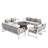 Dekayden 10 - Person Patio Conversation Set with Cushions-856939355