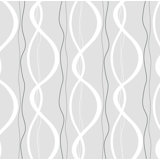 Ribbons And Chains Abstract Vinyl Wallpaper Roll by Jamie Graney