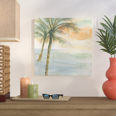 Island Sunset I, reproduction d'art sur toile tendue
