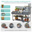 Îlot de cuisine pour patio avec comptoir en acier inoxydable, banc de rempotage, tiroirs, tablette surélevée, table de préparation pour barbecue-1665173997