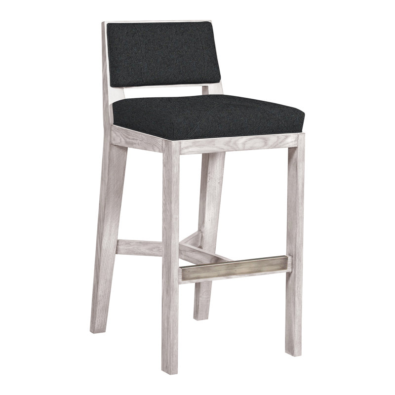 Thom Filicia 32.5'' Bar Stool, Dove Gray, Ian Lagoon