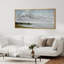 Tranquil Landscape Soft Brushstroke Lake Scene, reproduction d'art sur toile-111376722-96074573