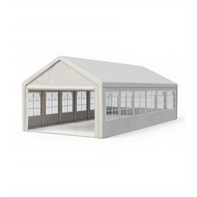 20'x40' Carport Canopy Party Tent with Sidewalls and Storage Bags