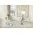 Kallem Mirrored Glass Top End Table